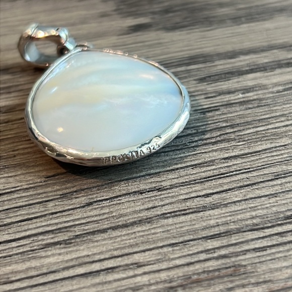 Ippolita Jumbo Teardrop Pendant - Amethyst Pyrite and Mother of Pearl Doublet - Picture 7 of 7